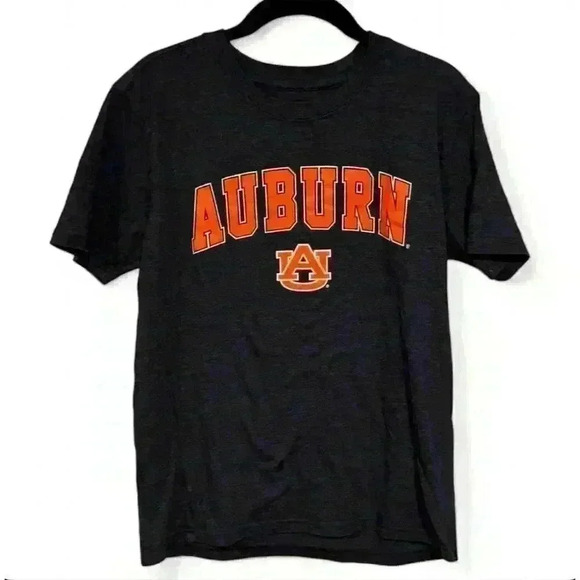 Auburn Tigers T-Shirt Navy Blue Short Sleeve Size YLG - Picture 1 of 3